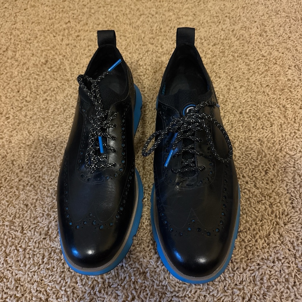 Stylish Black and Blue Men's Shoes